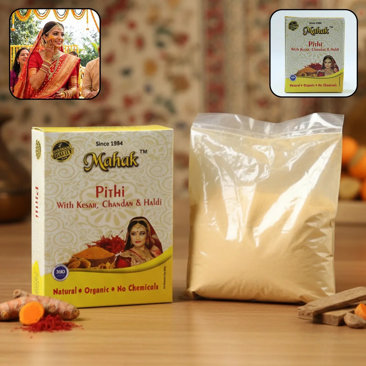 Traditional Face And Body Mahak Pithi 40 Gm - Zidbik
