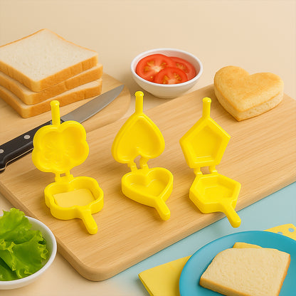 Plastic Cookie Cutter Mould Set (6 Pc) - Zidbik