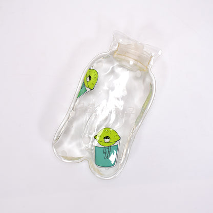 6541 Transparent Multi Design Small Hot Water Bag With Cover For Pain Relief Neck Shoulder Pain And Hand Feet Warmer Menstrual Cramps. - Zidbik