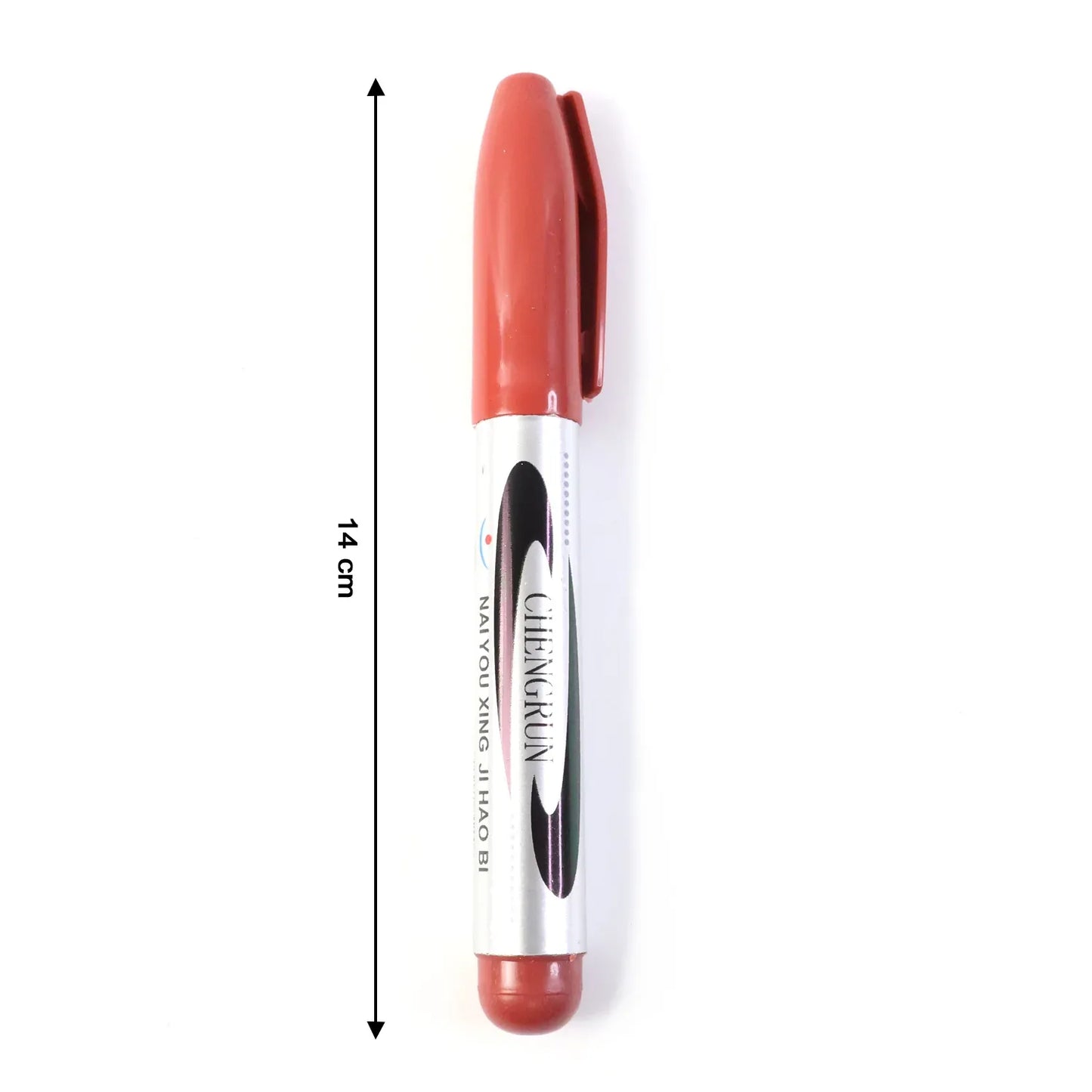 Maroon Premium Permanent Marker Pen (1 Pc) - Zidbik