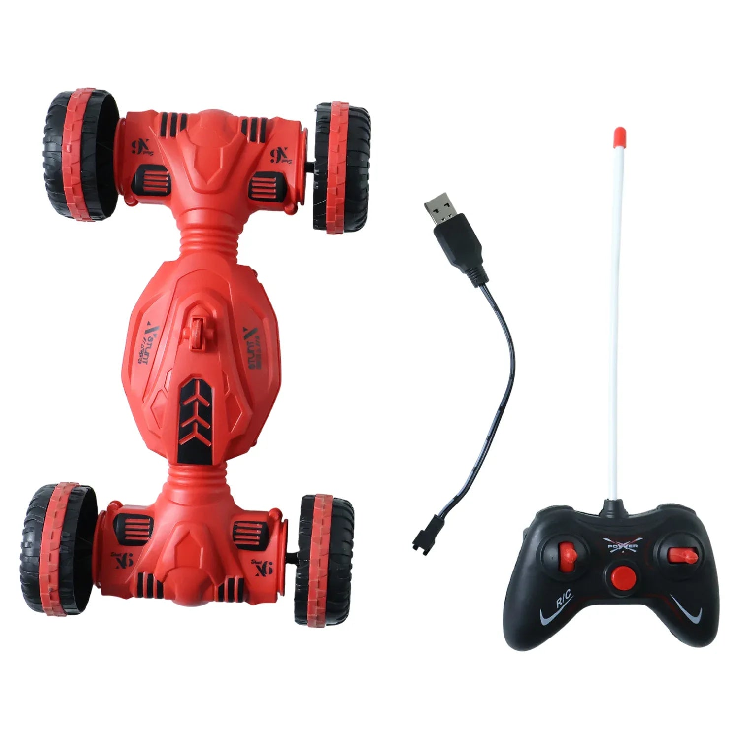 Remote Control One-key Deformation Stunt Car (1 Set) - Zidbik