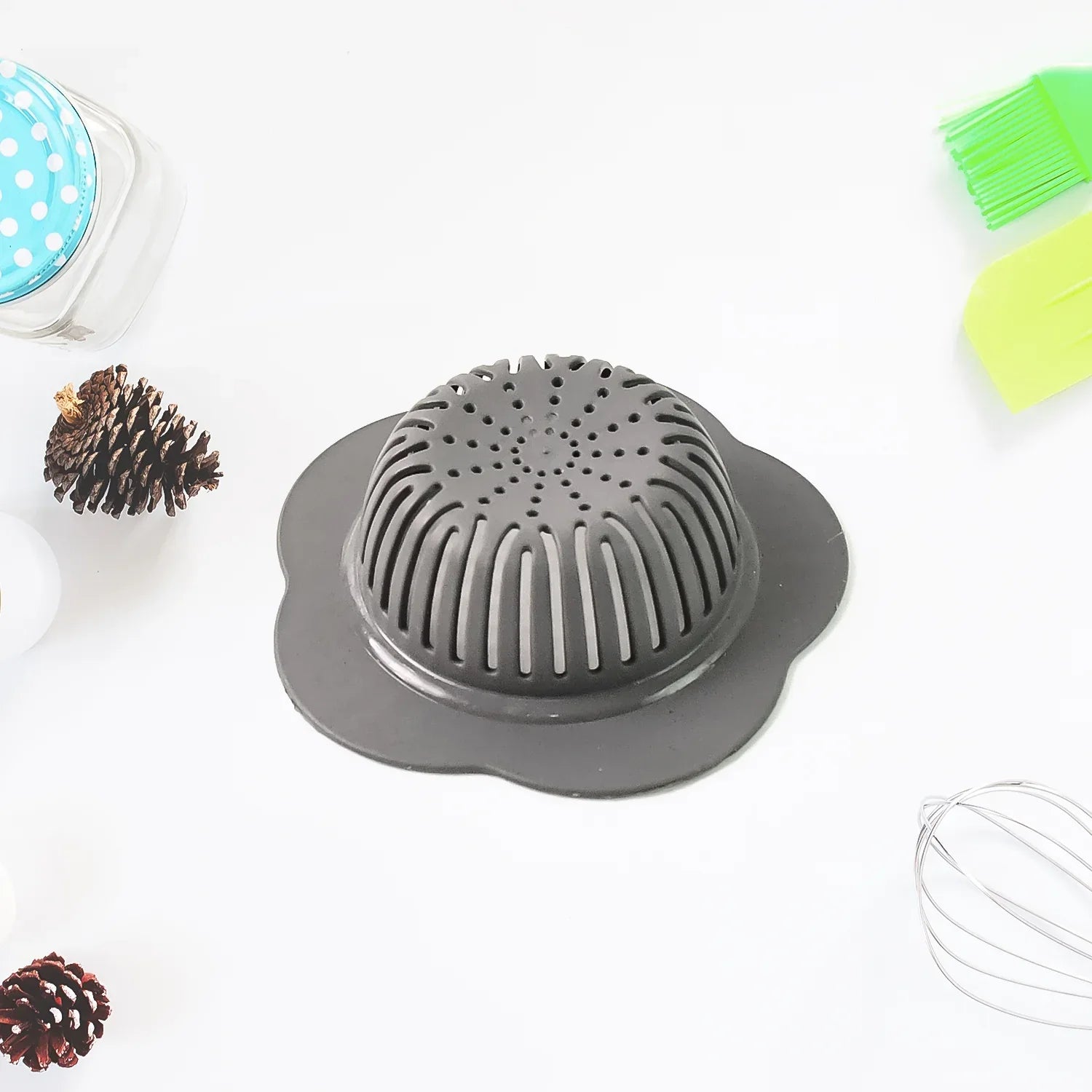 1 Pc Durable Plastic Sink Strainer (1 Pc) - Zidbik