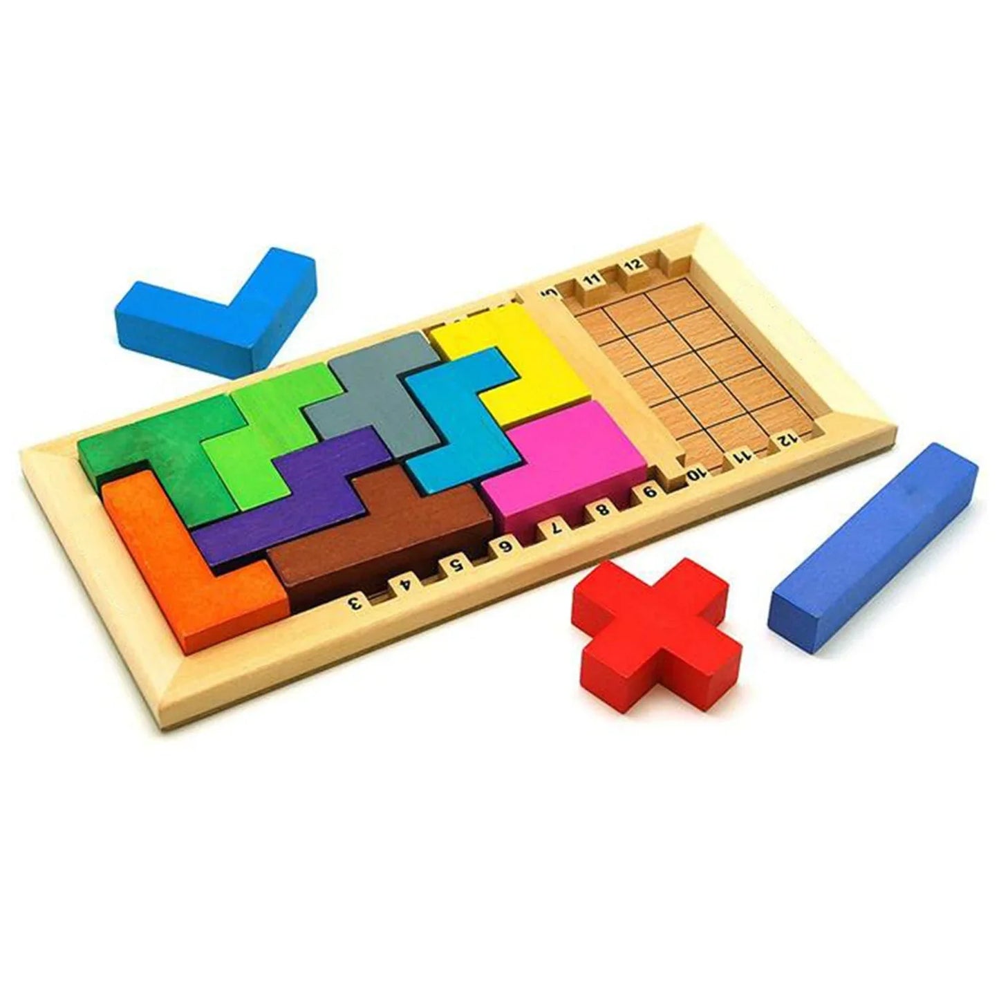 1950 At50 Wooden Mind Game And Game For Kids And Babies For Playing And Enjoying Purposes. - Zidbik
