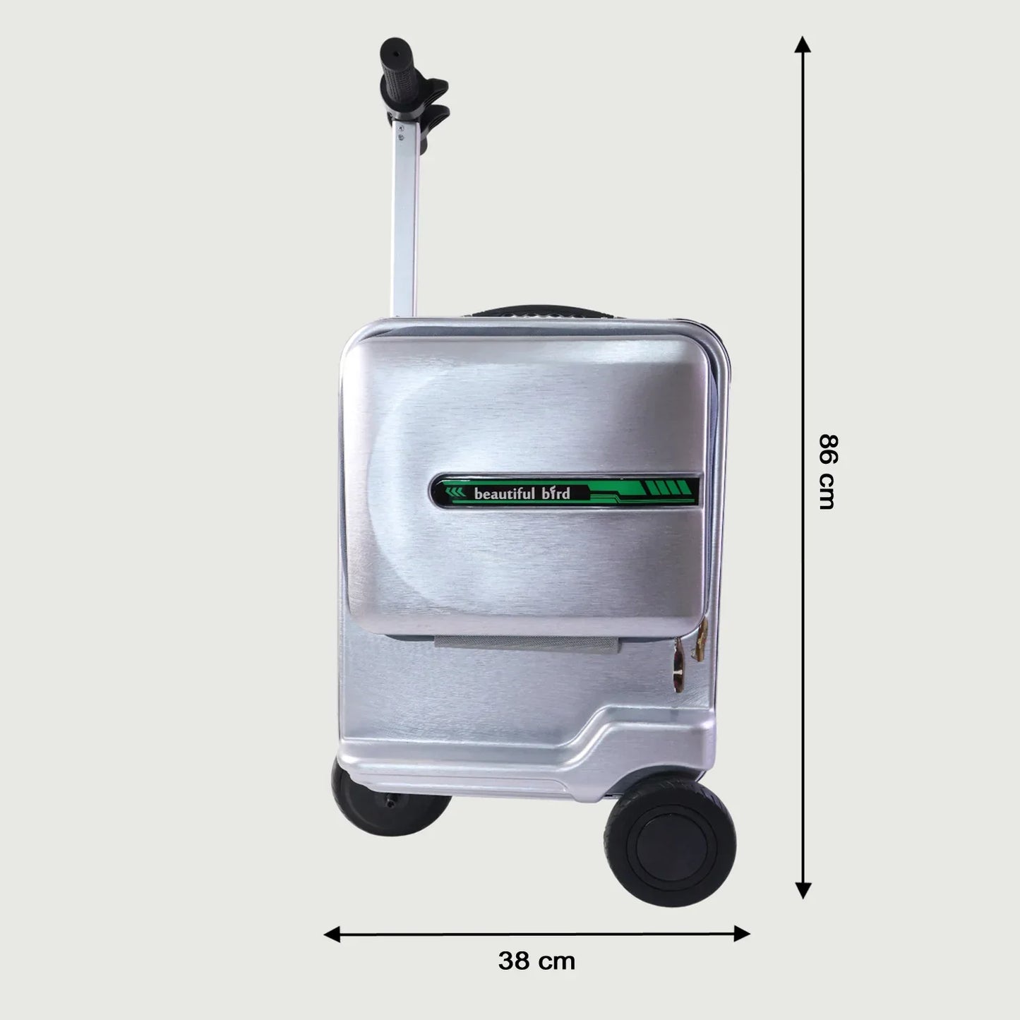 Electric Ride-on Scooter Travel Bag With Foldable Trolley (1 Pc) - Zidbik