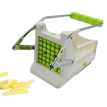 10013 French Fry Cutter Great With Vegetables Potato Fries Cutter Professional Vegetable Cutter Stainless Steel Cutter Potato Onions Carrots Cucumbers Fruits Potato Cutter (1 Pc) - Zidbik