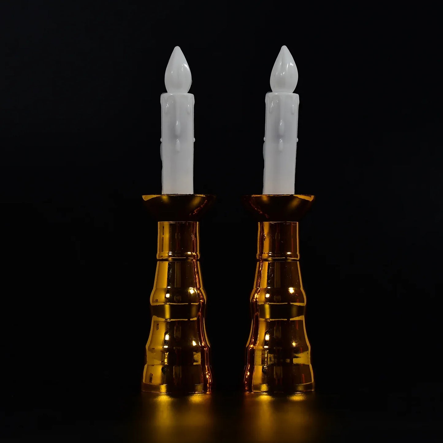 6560 2pcs Led Candle Light Candles Flameless Lamp Indoor Window Decoration Wedding Party Decor Light - Zidbik