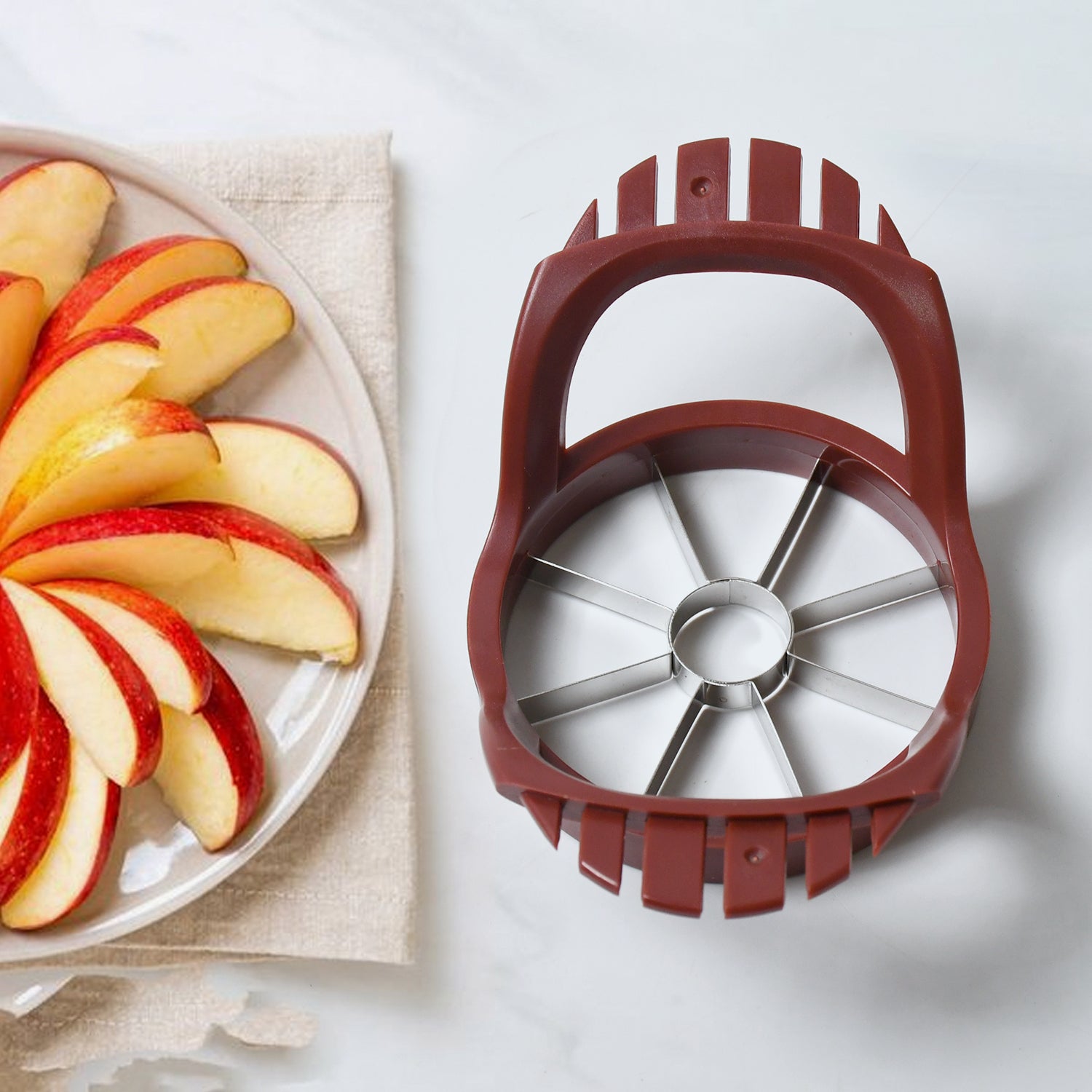 5605 Stainless Steel Apple Cut Apple Slicer Fruit Divider Core Remover Separator - Zidbik