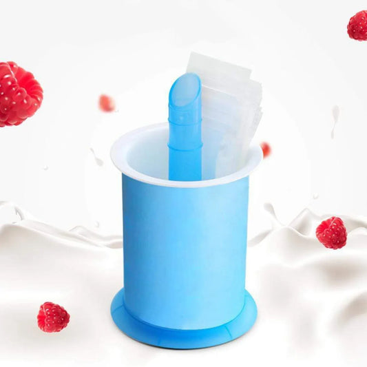 5512 Homemade Popsicle Maker Manual Ice Cream Machine With Approx 20 Pcs Packing Bag Popsicle Mold Convenient Maker Manual Ice Cream Machine For Kids Adults Diy Reusable - Zidbik