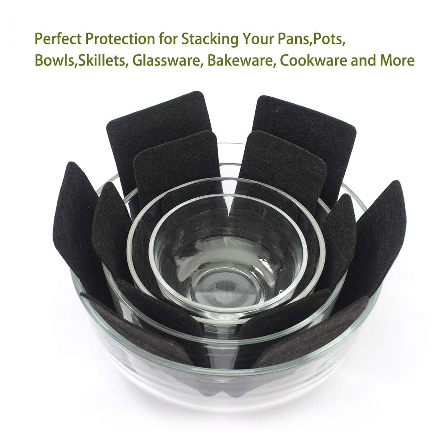 Pots And Pans Protectors 3 Different Size (3 Pcs Set) - Zidbik