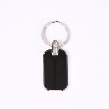 Keyring Metal Keychain Handbag Charm Round Oval Key Rings (1 Pc) - Zidbik