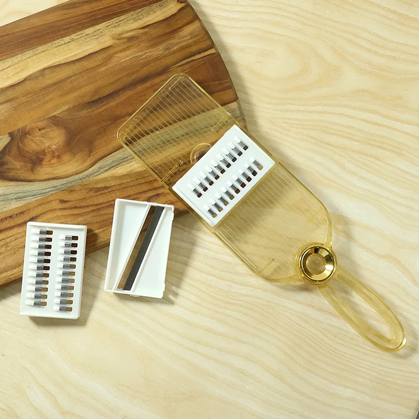 Multifunctional Vegetable Cutter Set With Interchangeable Blades - Zidbik
