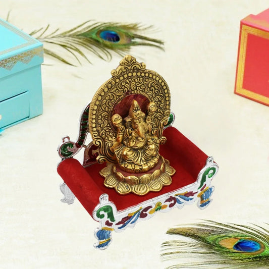 2711 Big Singhasan Bal Gopal Used In All Kinds Of Household And Official Places For Placing Gods Sculpture Over It. - Zidbik