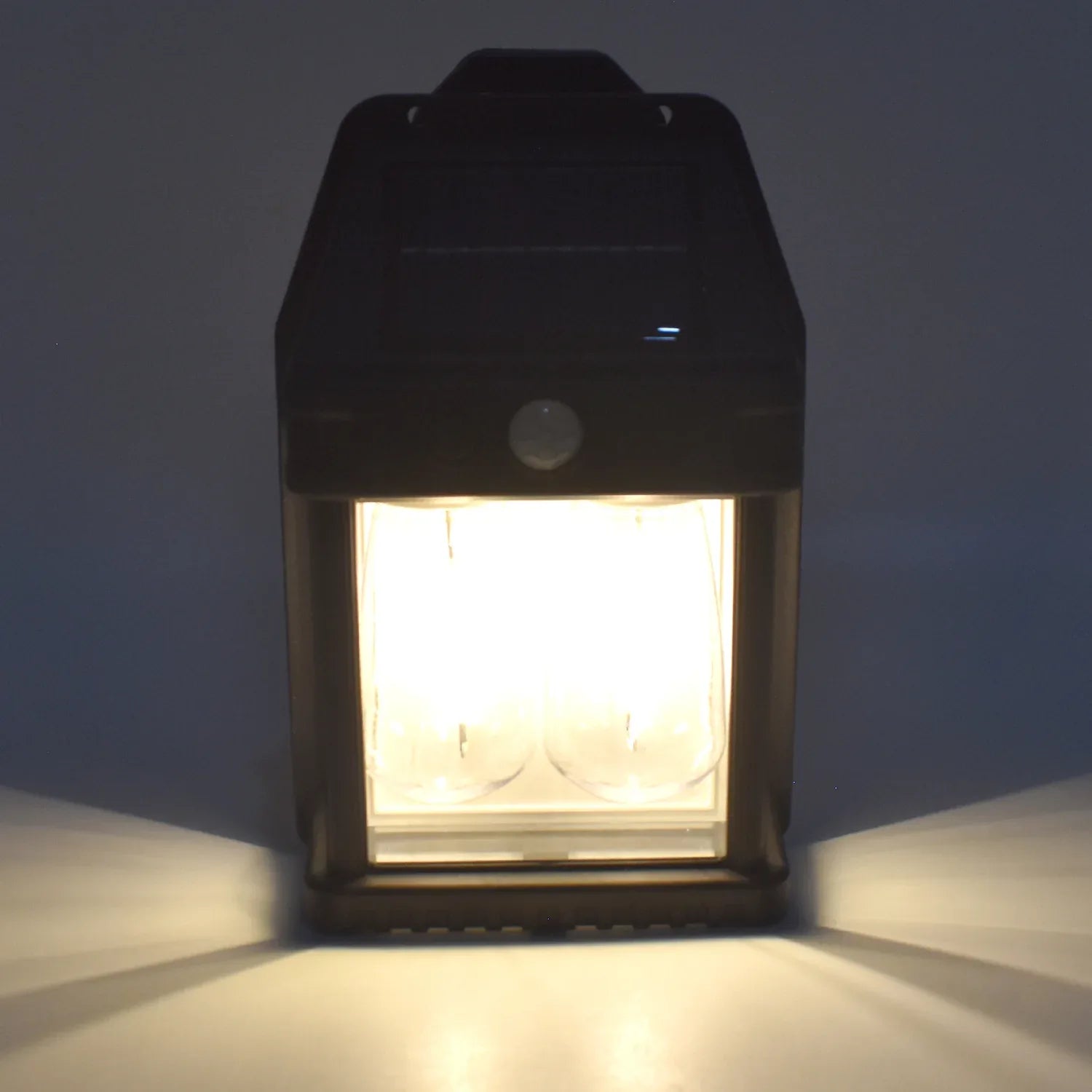 18w Solar Wall Double Lights Lamp With 2 Modes Motion Sensor (1 Pc) - Zidbik