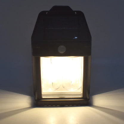 18w Solar Wall Double Lights Lamp With 2 Modes Motion Sensor (1 Pc) - Zidbik