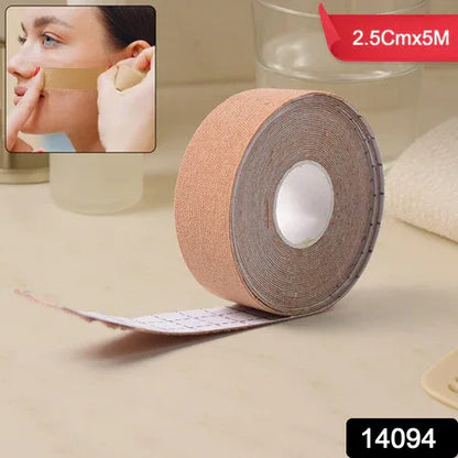 Face Lifting Tape Myofascial Face Tightening Tape 2.5 Cm X 5 M Approx (1 Pc) - Zidbik