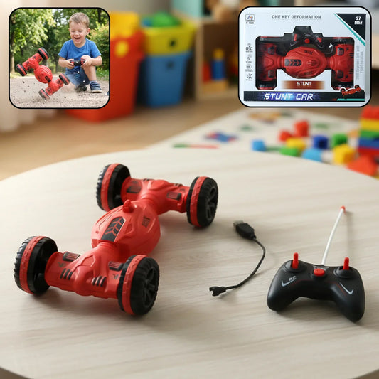Remote Control One-key Deformation Stunt Car (1 Set) - Zidbik