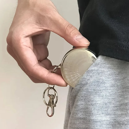Mini Pocket Ss Ashtray With Keyring (1pc) - Zidbik