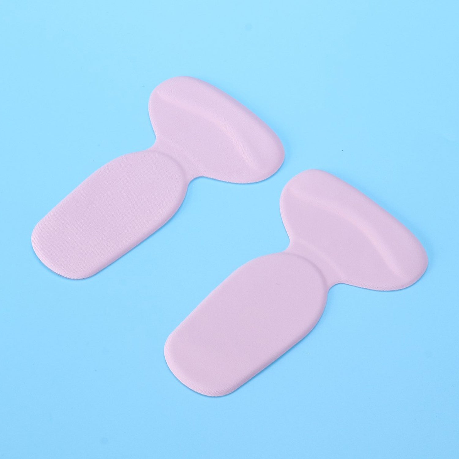 2 In 1 T Shaped Silicone Self Adhesive Shoe Heel Pads Insoles (1 Pair) - Zidbik