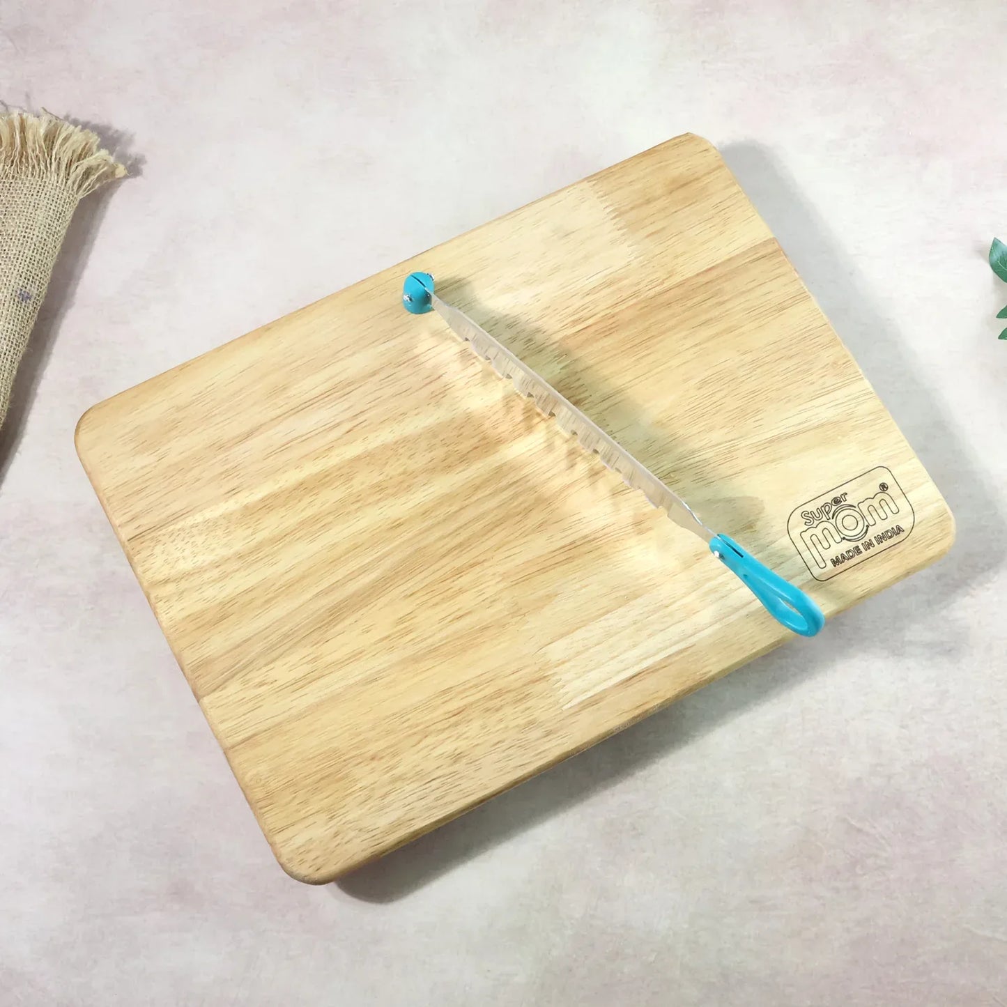 Supermom Wooden Craft Cutting And Chopping Board (1 Pc) - Zidbik