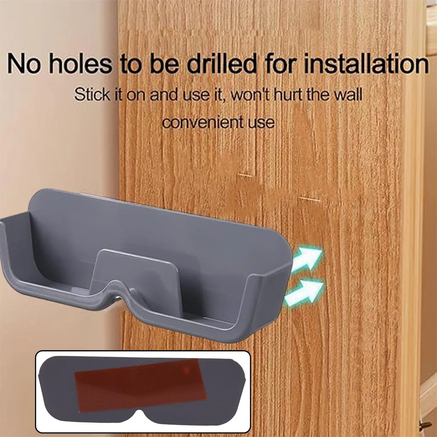 Wall Mounted Sunglasses Holder (Mixcolor 1 Pc) - Zidbik