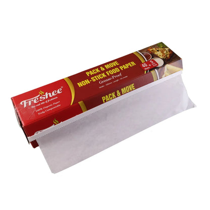 Freshee Pack Move Non-stick Food Paper 40 Meter + 5 Meter Free (Total 45 Meter) - Zidbik