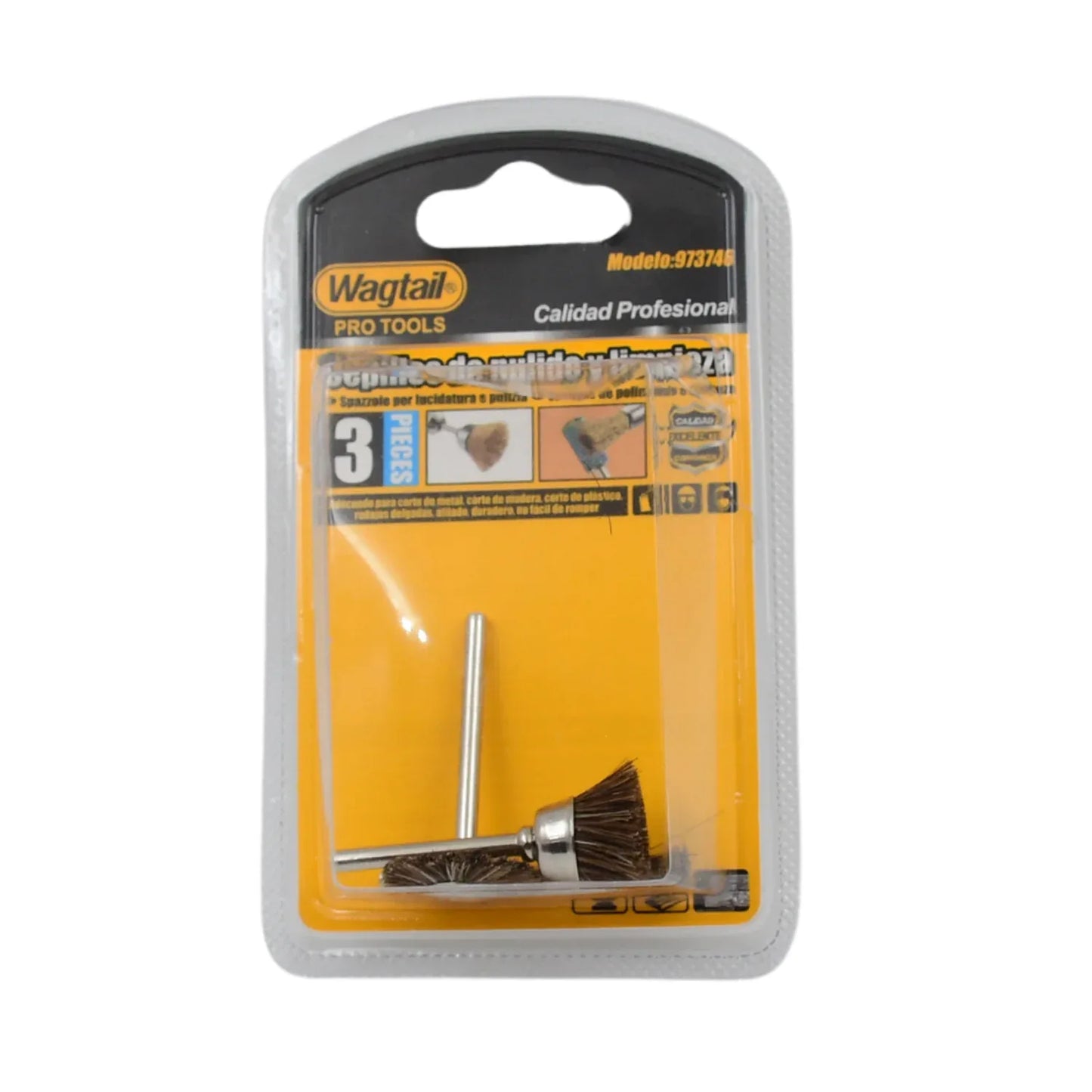 Brass Wire Wheels 3 Pcs Brass Wire Wheels Rust Removal Tool - Zidbik