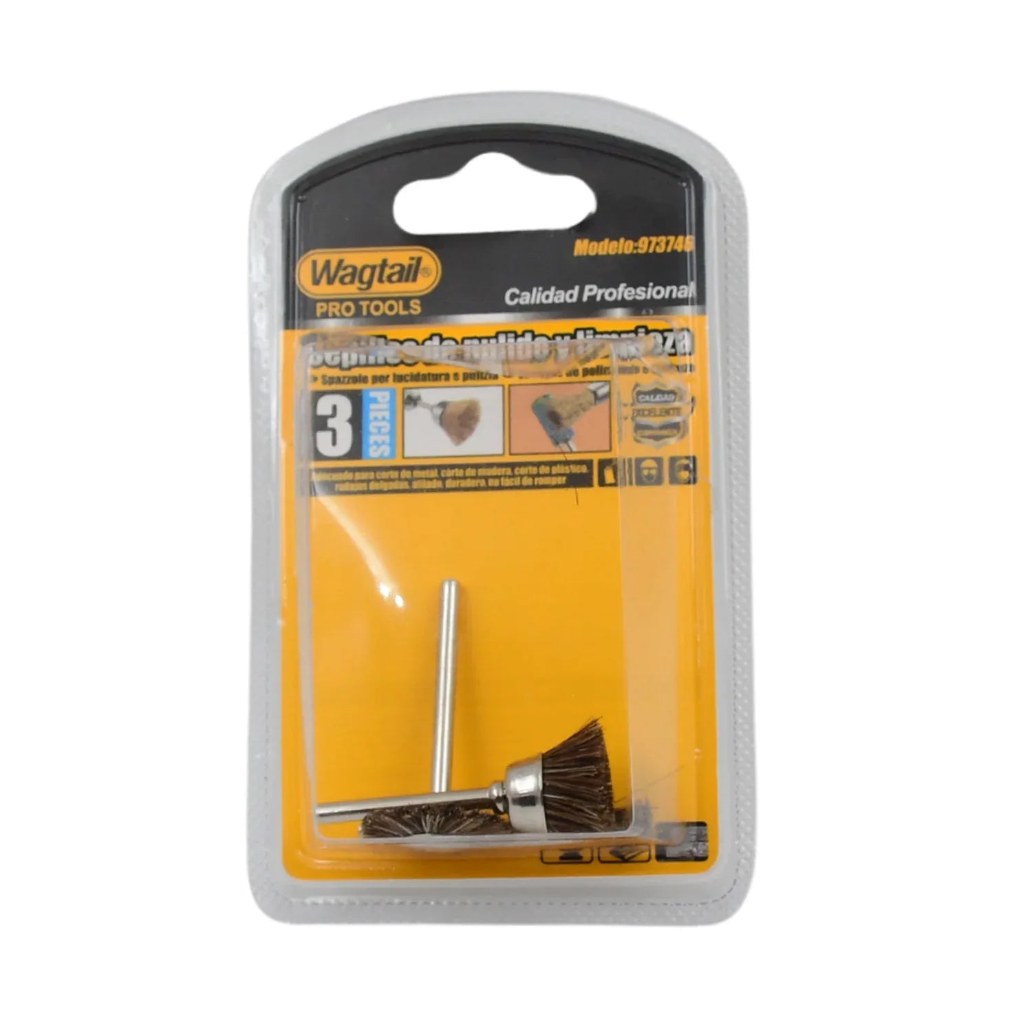 Brass Wire Wheels 3 Pcs Brass Wire Wheels Rust Removal Tool - Zidbik