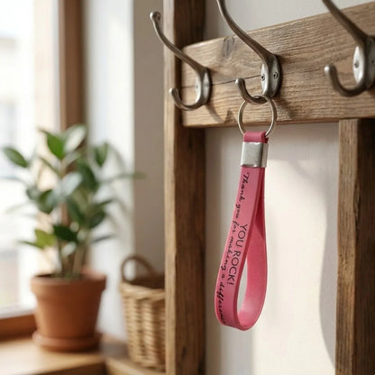 Motivational Silicone Wrist Strap Keychain (1 Pc Mix Color) - Zidbik