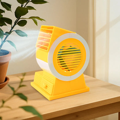 Mini Dual-blade Portable Usb Table Fan - Zidbik