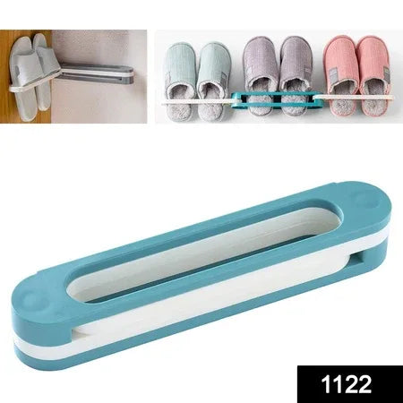 1122 Multifunction Folding Slippersshoes Hanger Organizer Rack - Zidbik