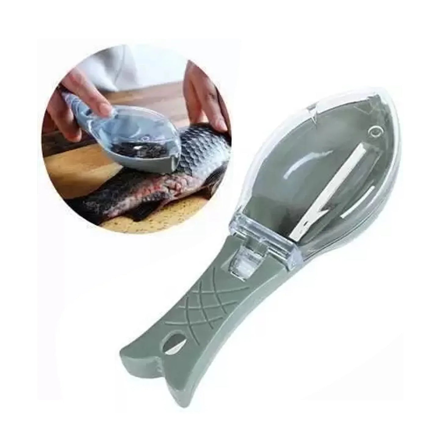 2371 Fish Scale Scraper Peeler Fish Tools Kitchen - Zidbik
