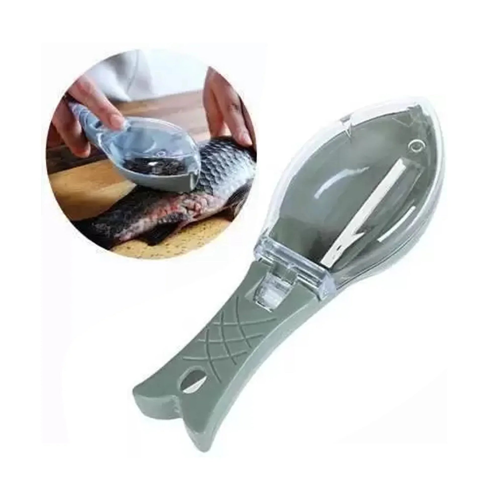 2371 Fish Scale Scraper Peeler Fish Tools Kitchen - Zidbik