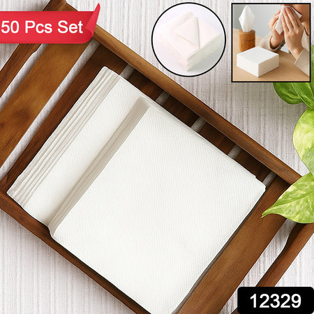 Soft Facial Tissue Paper Napkins Set (50 Pcs Set) - Zidbik