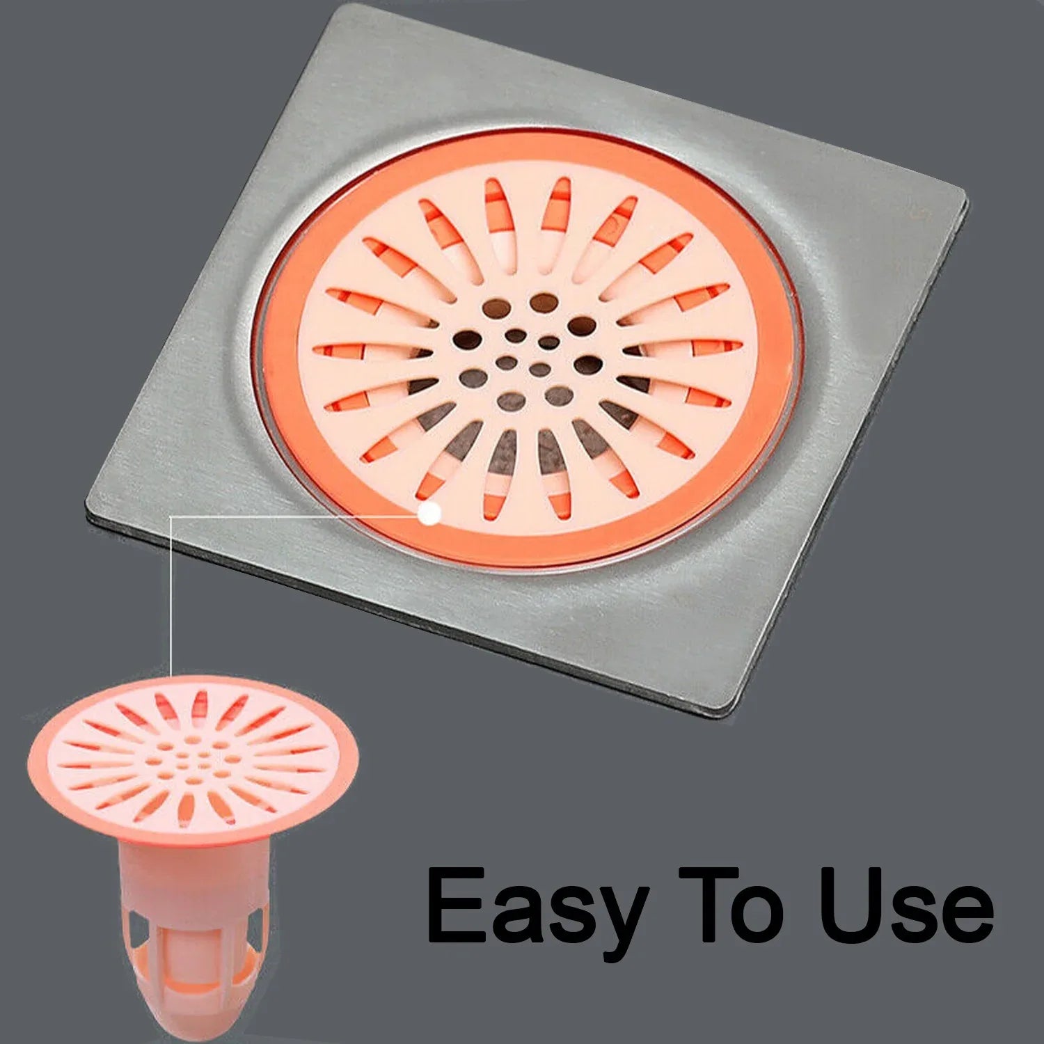 7968 Deodorant Floor Drain Core Silicone Drain Stopper Insectproof Anti-odor Hair Trap Plug Trap For Kitchen Bathroom Toilet - Zidbik