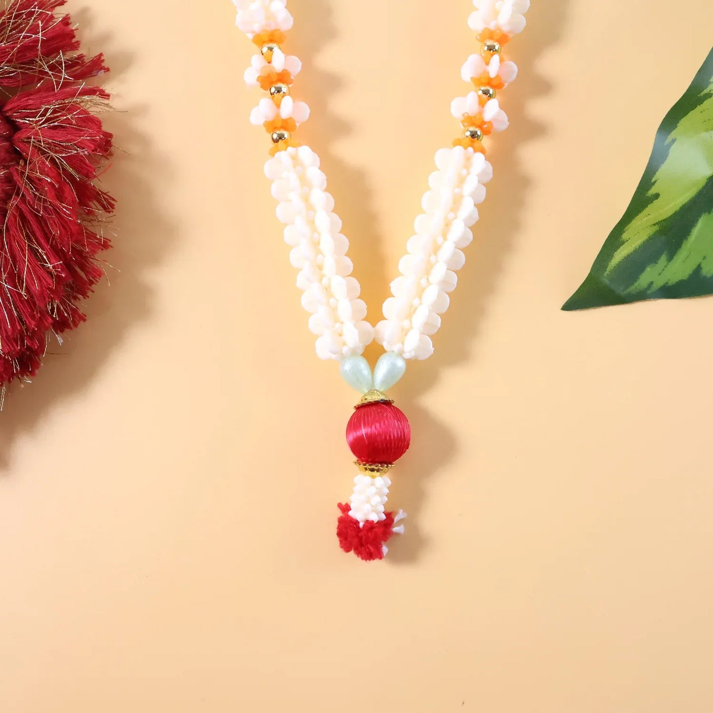 Traditional Decorative Pooja Gajra Garland (1 Pc) - Zidbik