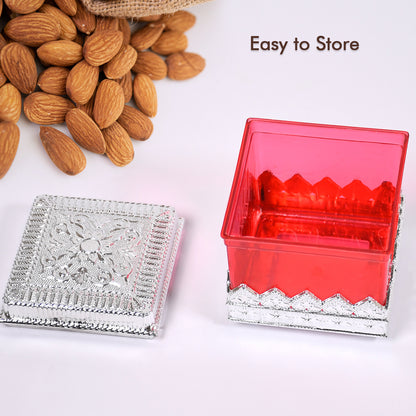 7129 Ruby Dryfruit Storage Container  Attractive Design Box For Home  Gifting  Kitchen Use - Zidbik