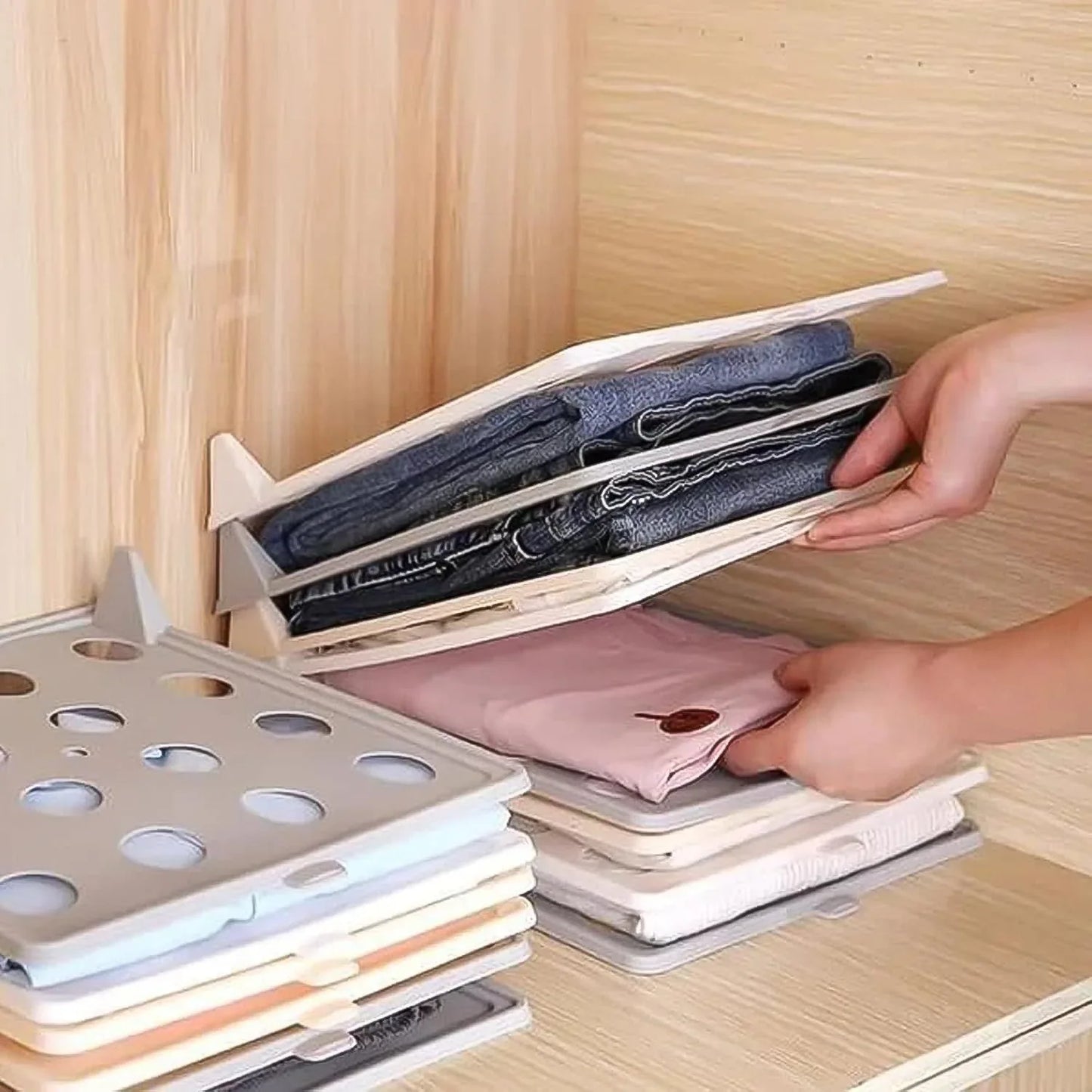 Stackable Shirt Clothes Folding Board (3226 Cm 1 Pc) - Zidbik