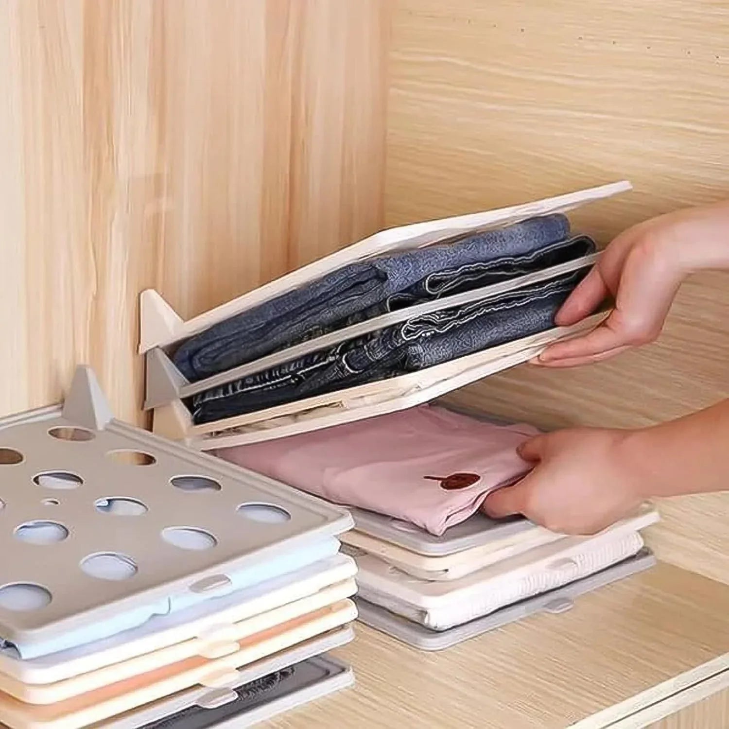 Stackable Shirt Clothes Folding Board (3226 Cm 1 Pc) - Zidbik