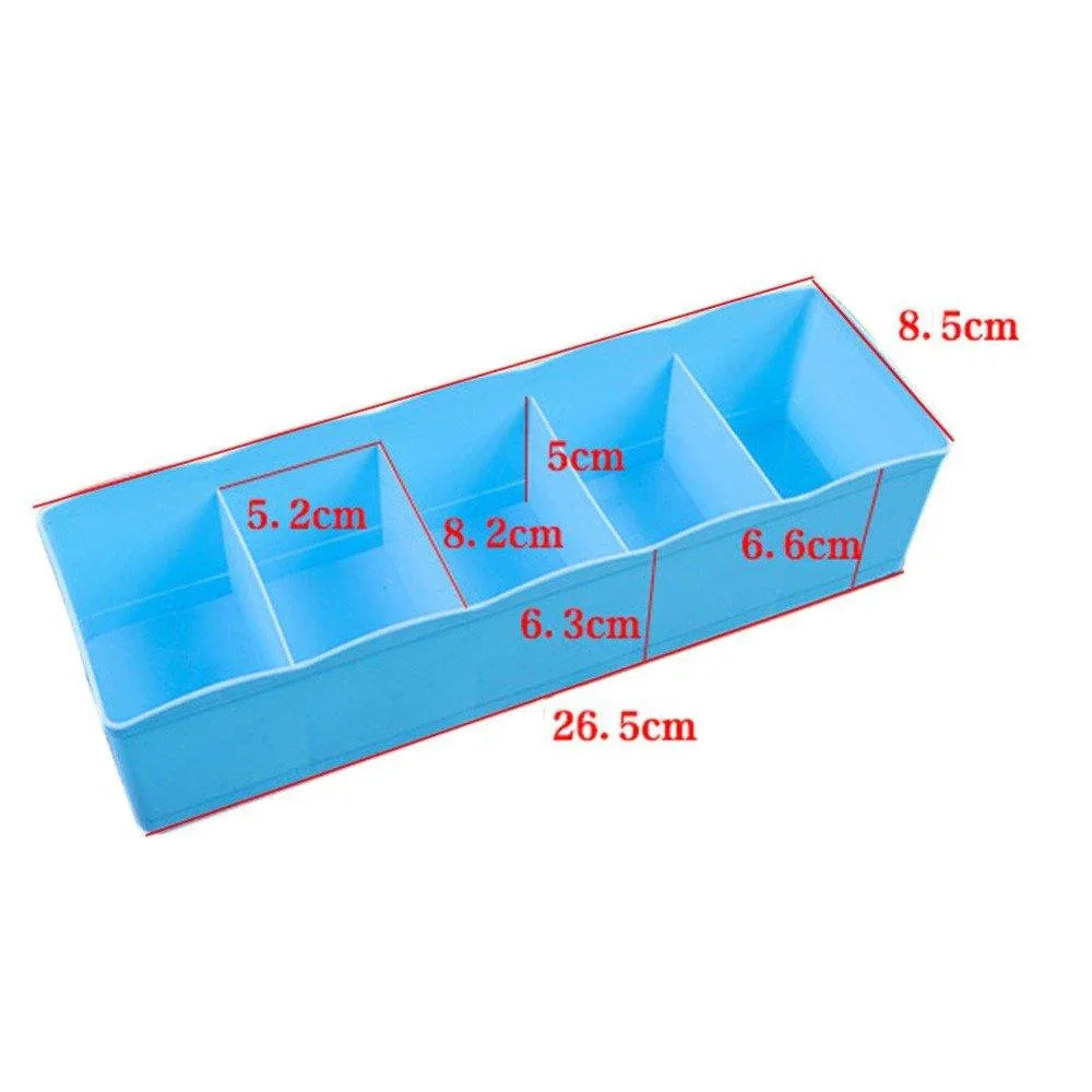 1371 Dividers Tray Organizer Clear Plastic Bead Storage Tray (Multicolour) - Zidbik