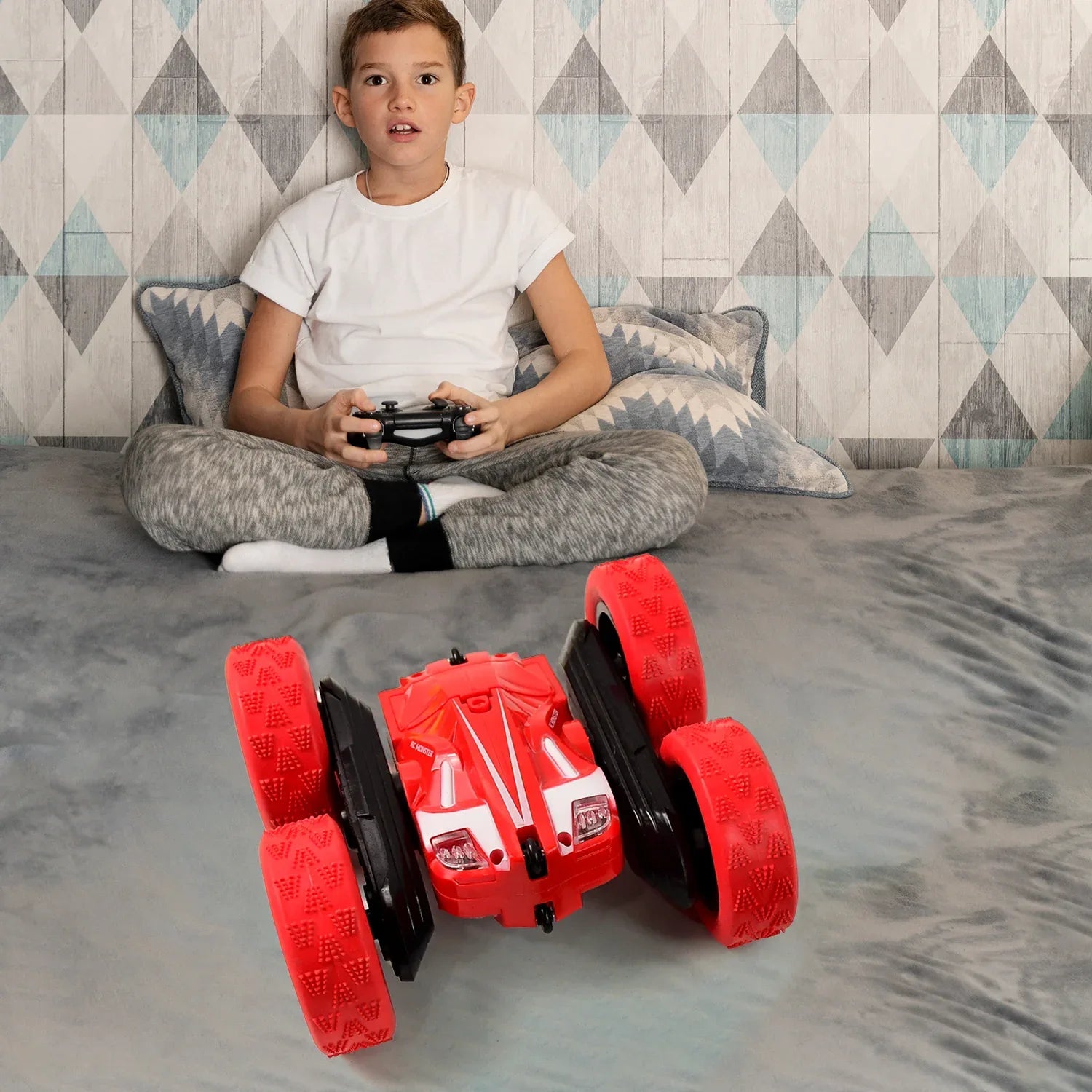 Remote Control Car Double Sided Fast Stunt Car (1 Set) - Zidbik