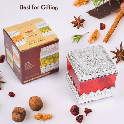 7129 Ruby Dryfruit Storage Container  Attractive Design Box For Home  Gifting  Kitchen Use - Zidbik