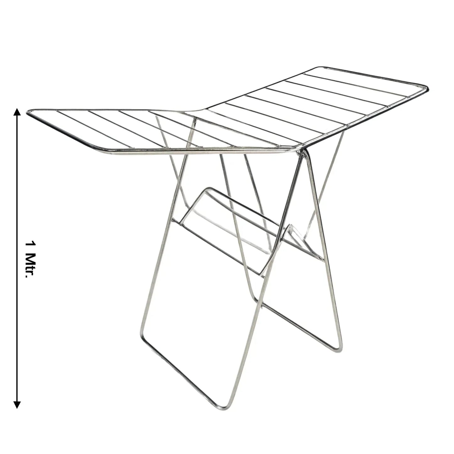 Supermom Premium Stainless Steel Heavy Duty Foldable Cloth Drying Stand (1 Pc) - Zidbik