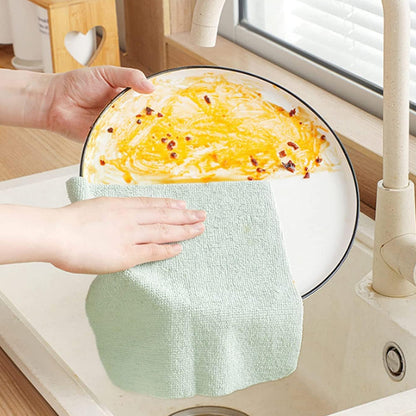 Microfiber Cleaning Cloth With Box Magic Wipe (10 Pcs Set) - Zidbik