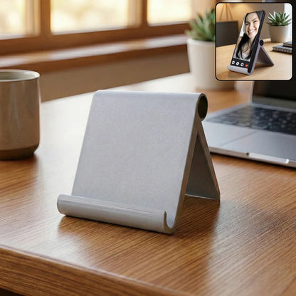 Plastic Foldable Desktop Mobile Stand (1 Pc) - Zidbik