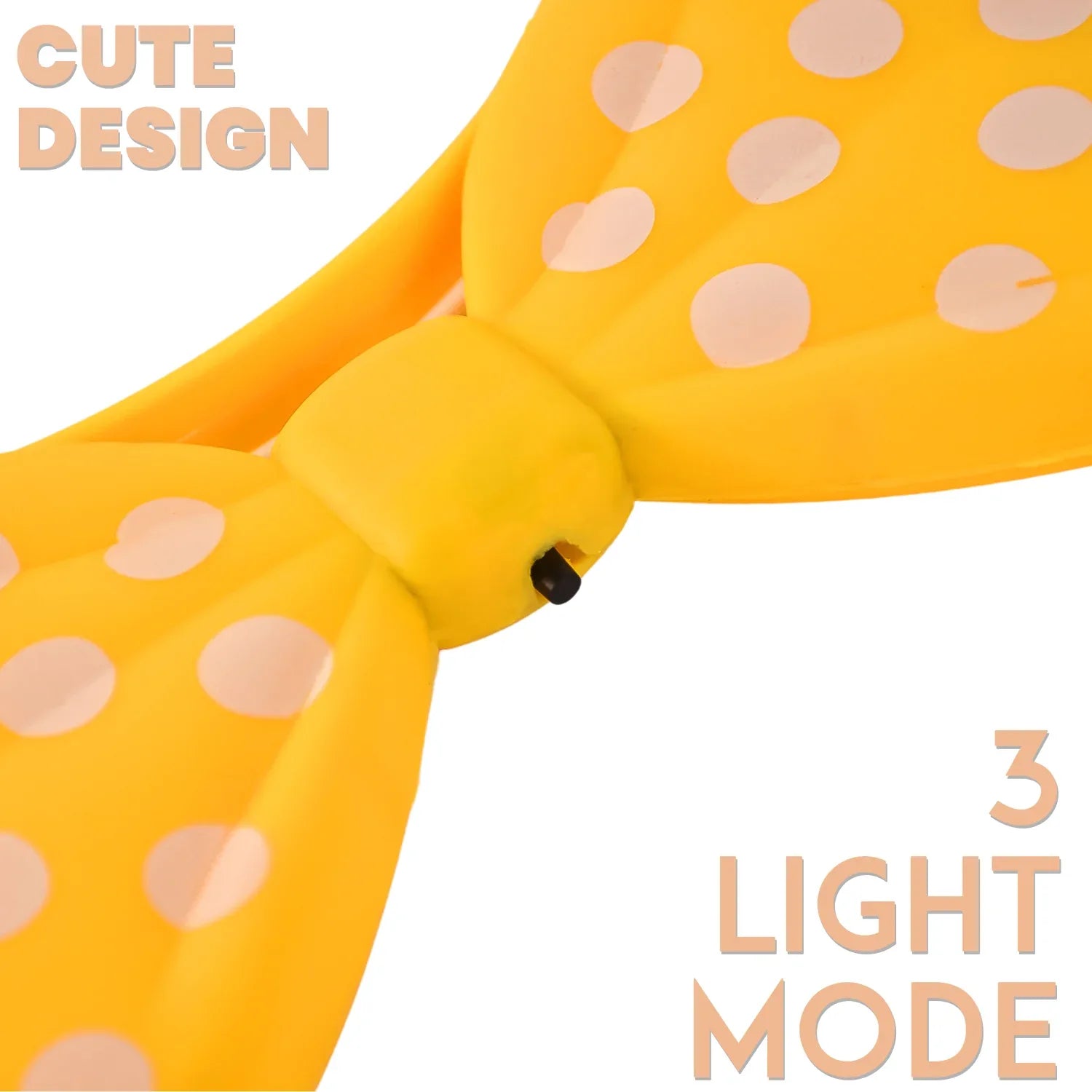 Led Glowing Bow Hairband (1 Pc) - Zidbik