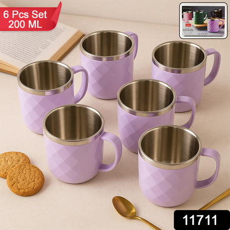 Apex Silika Approx 200 Ml Tea Cup (6 Pc) - Zidbik