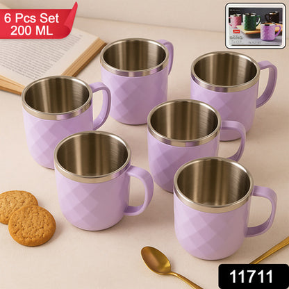 Apex Silika Approx 200 Ml Tea Cup (6 Pc) - Zidbik