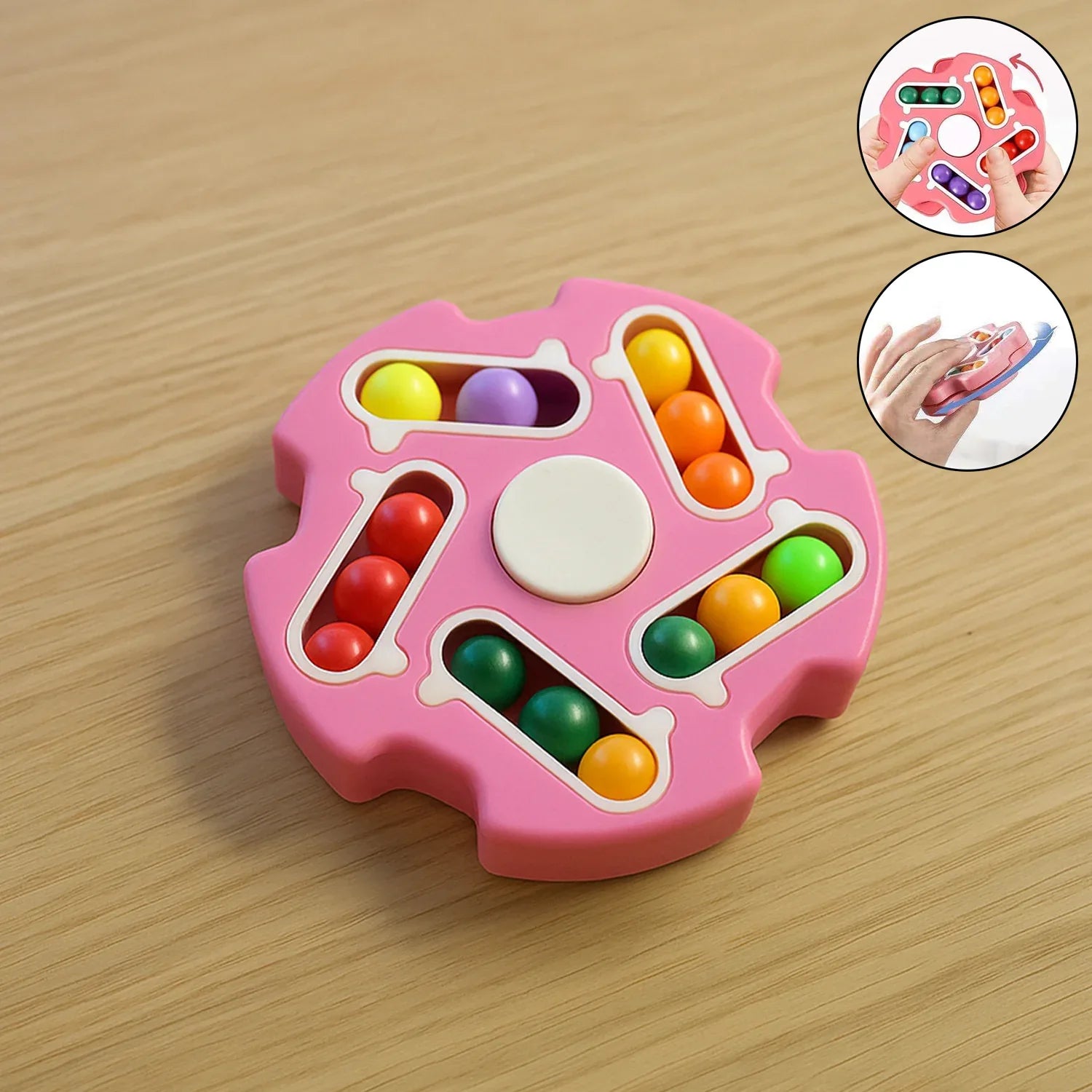 Fidget Magic Cube Spinner Toy Multi-track Finger Puzzle - Zidbik