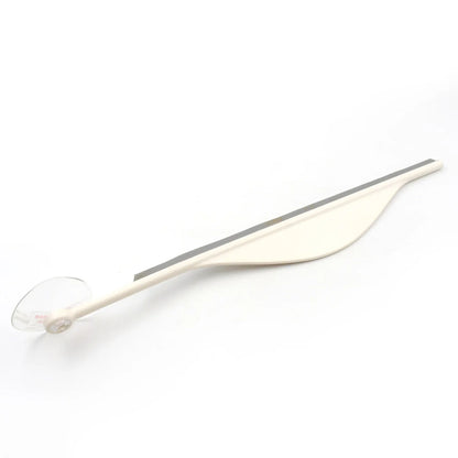 Shower Glass Squeegee Creative Bathroom Flat Mirror Window Glass Wiper Cleaner Bathroom Steam Wiper Cleaner Squeegee - Zidbik