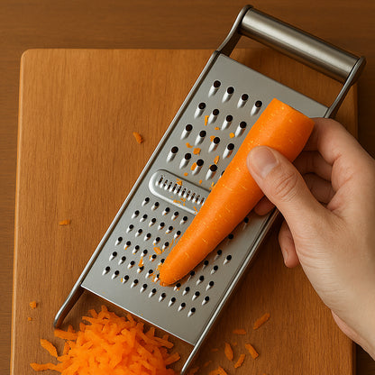 Apex Stainless Steel Grater  Slicer (3 In 1) - Zidbik